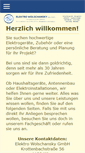 Mobile Screenshot of elektro-wolschansky.at